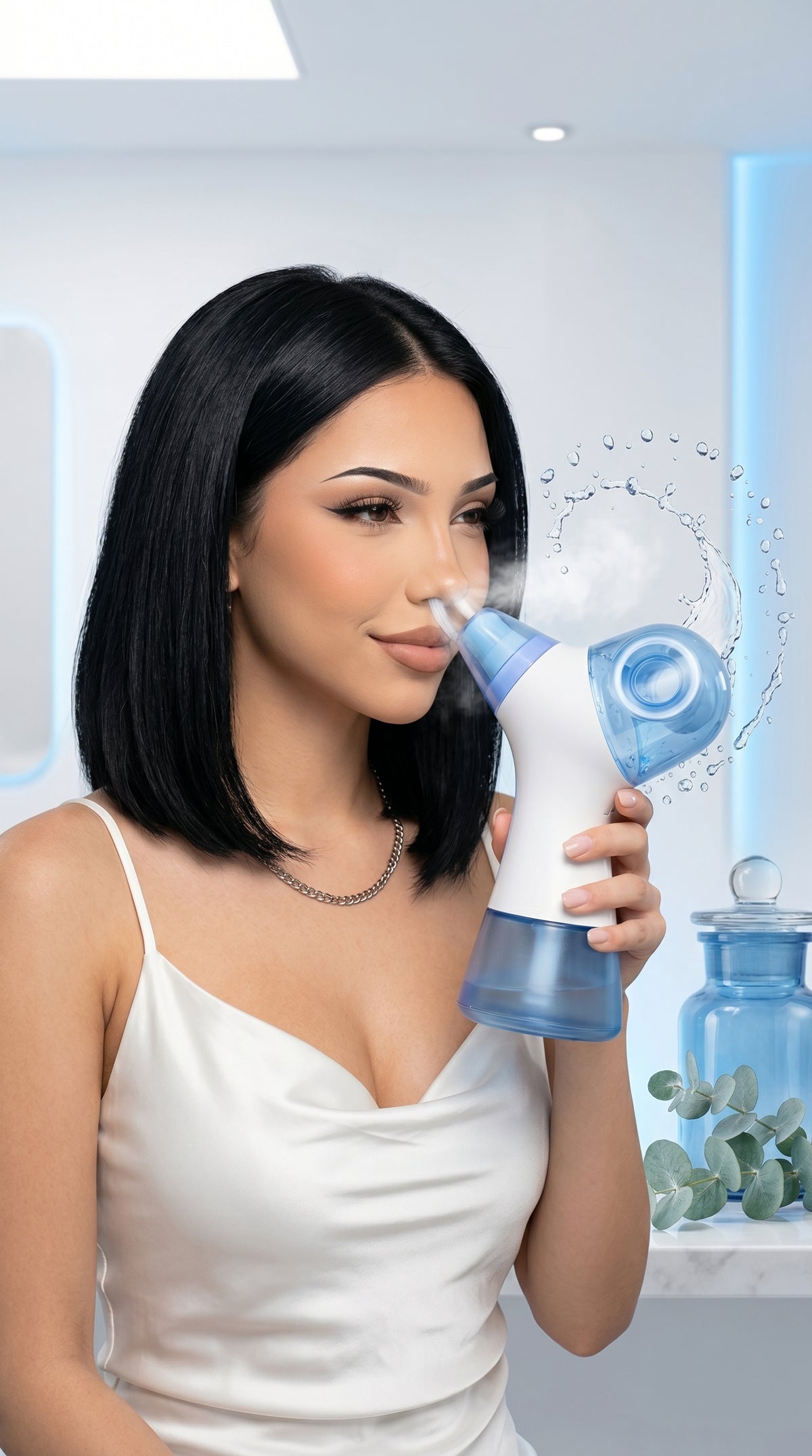NEBULIX BreathFree Pro™ — Electric Nasal Irrigation System | Clears Sinuses in 15 Seconds | Allergy & Congestion Relief