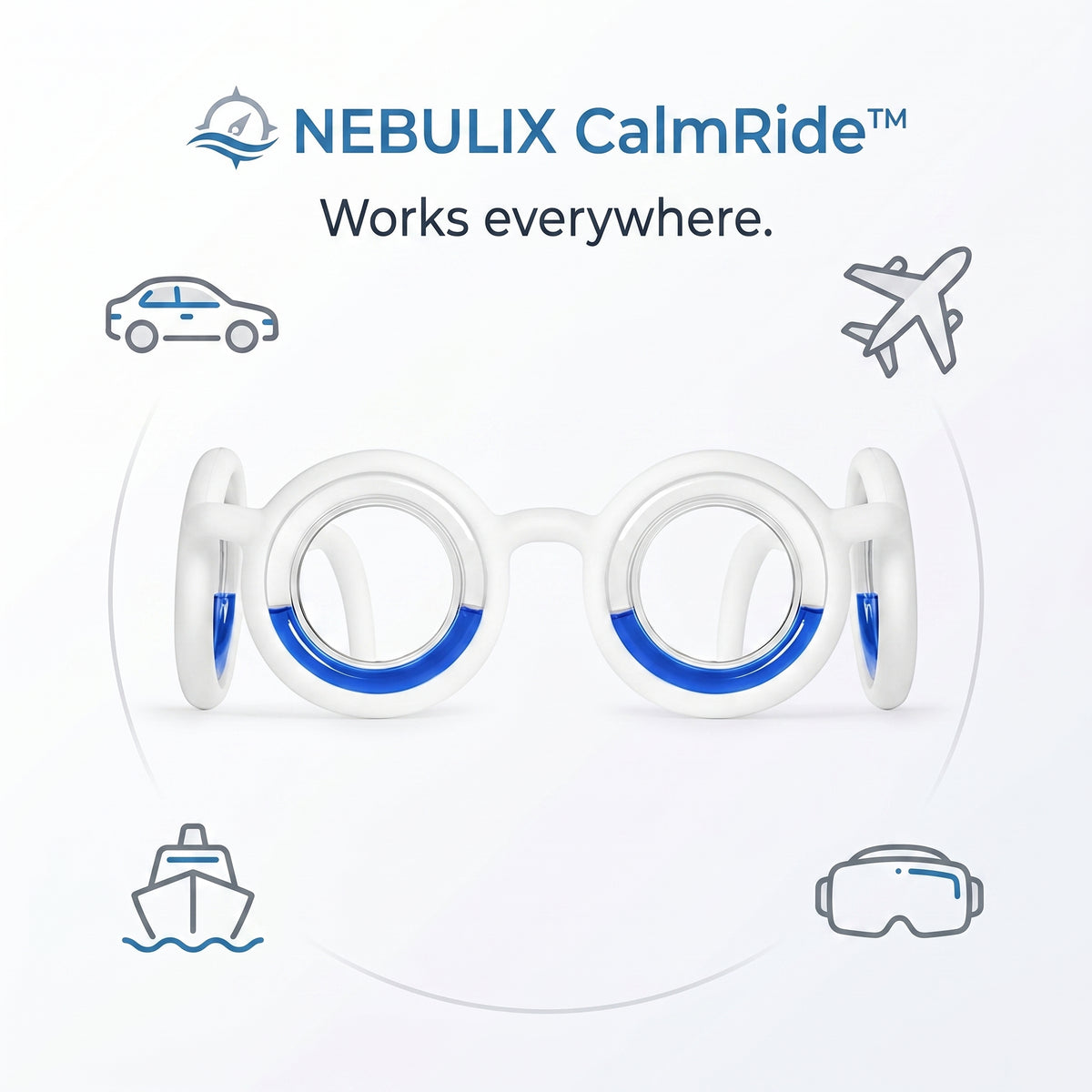 NEBULIX CalmRide works everywhere