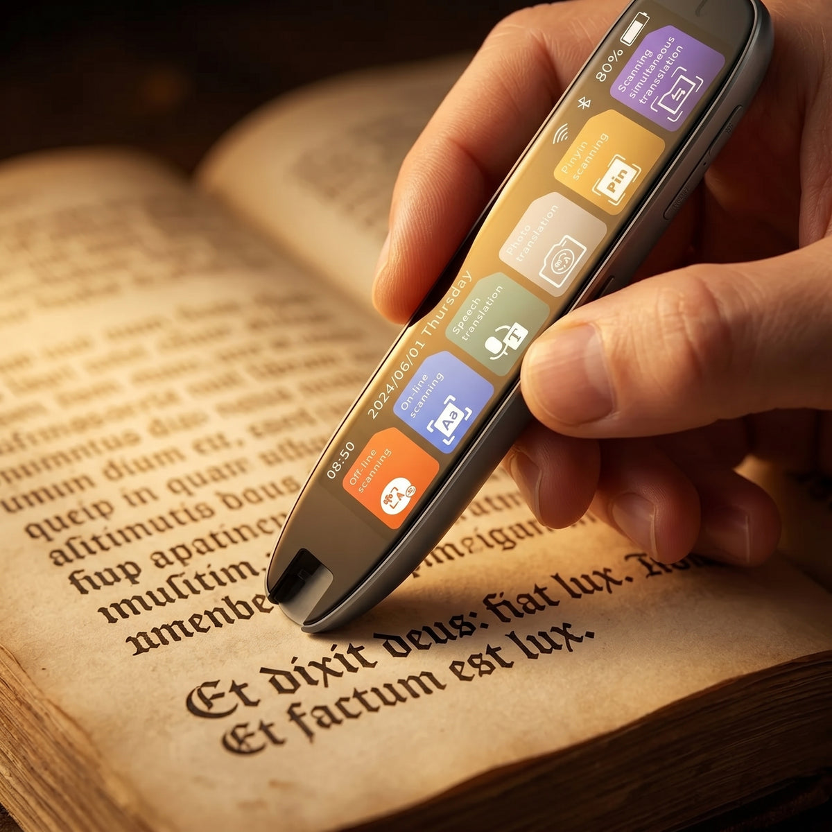 NEBULIX LinguaPen translator pen scanning